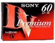 sony dvm60prl3bpwm 60 minute mini-dv cassettes dvc premium series - 3 pack | discontinued by manufacturer logo