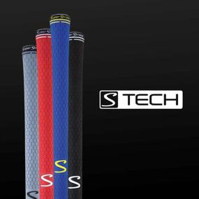 img 1 attached to Improve Your Golf Game With SuperStroke S-Tech Rubber Grips - Ultimate Feedback And Control In All Weather Conditions