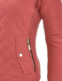 img 1 attached to Women'S Quilted Padding Vest With Lightweight Zip Up Jacket In Regular And Plus Sizes By FASHION BOOMY