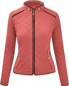 img 3 attached to Women'S Quilted Padding Vest With Lightweight Zip Up Jacket In Regular And Plus Sizes By FASHION BOOMY