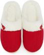 stay cozy and comfortable with ninecifun women's memory foam fuzzy house slippers logo