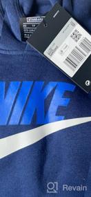 img 6 attached to 🔵 Черная толстовка с капюшоном Nike Sportswear - детская одежда для мальчиков