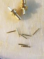 img 1 attached to Eightwood 10Pcs SMA Male Crimp Right Angle RF Connector For RG316 RG174 LMR100 Coax Cable review by Justin Wehrman