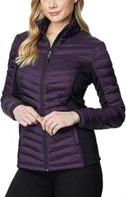 img 1 attached to 🧥 Women's Mixed Media Jacket by 32 Degrees Heat: Enhancing Comfort and Style