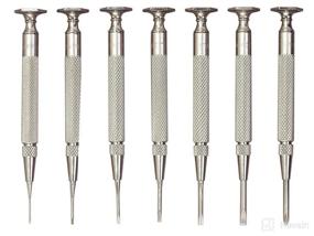 img 1 attached to 🔧 Starrett S555Z-7 Jeweller's Screw Drivers Set: High-Quality Precision Tools, Pack of 7