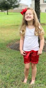 img 3 attached to Cilucu Shorts Toddler Sequin Sparkles Apparel & Accessories Baby Girls at Clothing