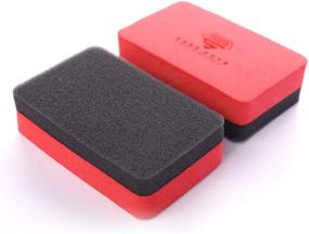 img 2 attached to 10-Pack SGCB Pro Ceramic Coating Sponge Applicator Kit: Ultimate Tire Dressing Sponge for Nano and Glass Coating, Wheel Tire Shine Detailing