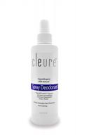 get all-day protection with cleure hypoallergenic 3-in-1 unscented deodorant spray - fragrance-free, paraben-free, gluten-free, and aluminum-free logo