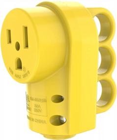 img 4 attached to RVGUARD NEMA 6-50R Receptacle, 250 Volt 50 Amp Female Plug, 6-50R Welder Replacement Receptacle