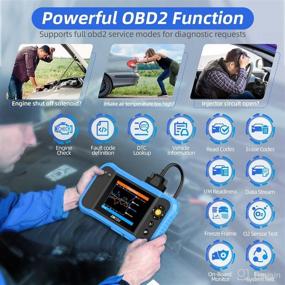 img 1 attached to 🔧 DN606T OBD2 Scanner: Enhanced Engine ABS SRS Transmission 4-System Diagnostic Scan Tool with Full OBD2 Modes, Check Engine Code Reader and Live Data Streams in Graph – Upgrade Version