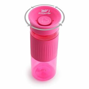 img 3 attached to 24Oz Miracle 360 Spill-Proof Sippy Cup: Perfect For Toddlers, Big Kids & Adults - Pink!