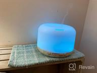 img 1 attached to ASAKUKI 500ml Premium Essential Oil Diffuser with Remote Control - 5 in 1 Ultrasonic Aromatherapy, Fragrant Oil Humidifier Vaporizer: Timer, Auto-Off Safety Switch review by Craig Galante