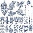realistic semi-permanent tattoo stickers for men and women- waterproof peony, butterfly, and bird designs logo