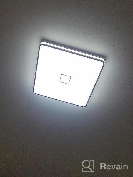 img 1 attached to 2PACK 24W LED Flush Mount Ceiling Light - 2050LM Square 5000K Daylight 12.6In IP44 Waterproof For Bedroom Kitchen Hallway Balcony Living Room review by Paul Wall
