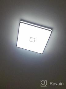 img 5 attached to 2PACK 24W Светодиодный потолочный светильник для скрытого монтажа - 2050LM Square 5000K Дневной свет 12,6 дюйма IP44 Водонепроницаемый для спальни, кухни, прихожей, балкона, гостиной