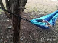 img 1 attached to Ultimate Comfort & Convenience: AnorTrek Super Lightweight Camping Hammock With Tree Straps review by Chris Lacasse