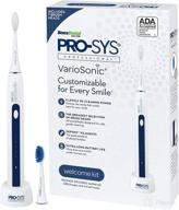 enhance your oral care routine with the pro sys variosonic rechargeable electric toothbrush logo