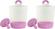 puj play rinse cups lilac logo