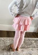 img 1 attached to RieKet Girls Toddler Leggings Skirt Girls' Clothing in Leggings review by Nick Mahoney