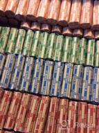 img 1 attached to Assorted Flat Coin Papers Bundle For Quarters, Nickels, Dimes, And Pennies - 440 Pack Of Coin Roll Wrappers review by Eric Rose
