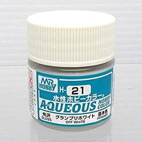 img 4 attached to GSI Aqueous Color H21 Gloss Off White: 10Ml Bottle For A Perfect Finish