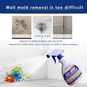 img 1 attached to Mold Stain Cleaner Gel for Household Home Kitchen Bathroom - APULITO Mildew Cleaning Gel