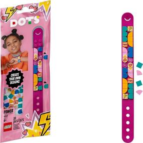 img 4 attached to 🔨 DIY Creative Craft Kit for Kids - LEGO DOTS Power Bracelet 41919, Perfect Gift for Young Designers, Includes 33 Pieces