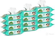 🧴 seventh generation free &amp; clear baby wipes refill - unscented, sensitive, &amp; gentle as water - 12 packs of 64 count (total of 768 wipes) logo