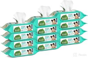 img 4 attached to 🧴 Seventh Generation Free &amp; Clear Baby Wipes Refill - Unscented, Sensitive, &amp; Gentle as Water - 12 Packs of 64 Count (Total of 768 Wipes)
