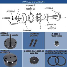 img 2 attached to 🔧 Front and Rear Crankshaft Seal and Wear Sleeve Installer - J-35686-B for Detroit Diesel Series 60 and Two Cycle 92 Engines