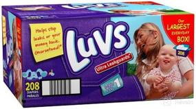 img 1 attached to 💲 Luvs Diapers Size 1 Value Pack: 208 Diapers at a Great Price