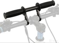 🚲 enhance your cycling child seat experience with mumax front mounted bicycle handlebars: kids bike child seat handlebars attachment with speedometer mount holder and grip bar extender – ideal accessory for cycling logo
