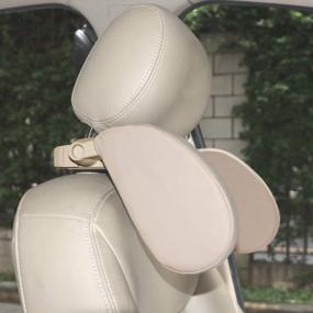 img 2 attached to HSWT Car Headrest Pillow: Comfort And Support For Kids, Adults & Elders On The Road!