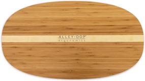 img 2 attached to AlleYoop Bamboo Rocker Board - Enhance Posture And Stability At Your Standing Desk With 360° Omni-Directional Movement - Medium Size