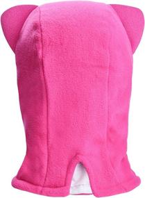 img 2 attached to ❄️ Winter Windproof Balaclava Riding Fleece Girls' Accessories - Ultimate Cold Weather Protection