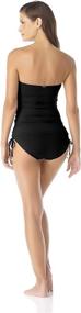 img 1 attached to Anne Cole Womens Shirred Swimsuit Women's Clothing ~ Swimsuits & Cover Ups