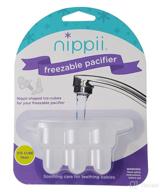 🍼 nippii teething pacifier ice cube tray refills for soothing and freezable relief logo