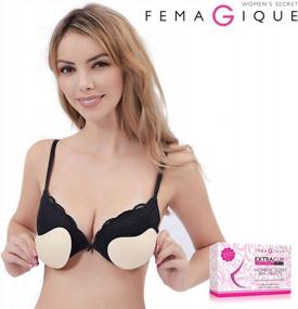 img 3 attached to FEMAGIQUE Push Up Breast Pads: Enhance Cleavage With Lightweight, Thick Nude Padding!