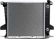 dna motoring oem ra 1726 aluminum radiator logo