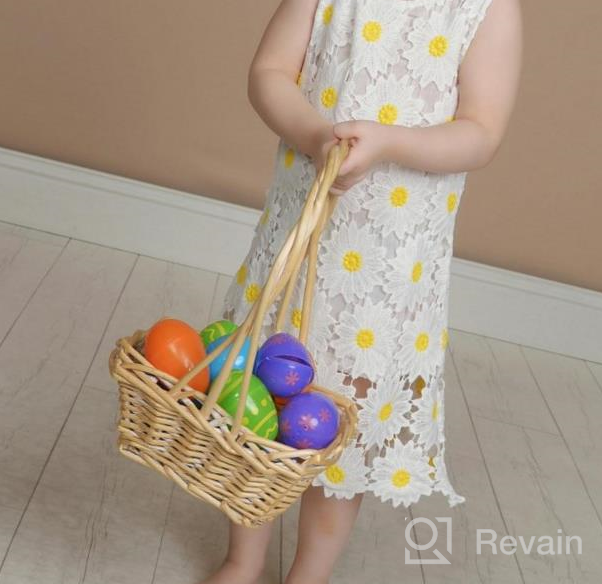 img 1 attached to 👗 Elevate Your Little Girl's Style with LittleSpring Girls White Elegant Hollow Girls' Clothing and Dresses review by Heather Richardson