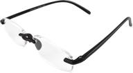 👓 20/20 optx airlite rimless reading glasses: enhancing eye comfort with style logo