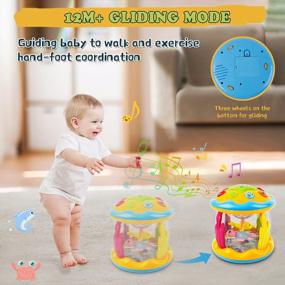 img 1 attached to M SANMERSEN Ocean Projector Light Up Musical Baby Toys For 6-18 Months Crawling Learning Tummy Time Infant Boys Girls Gifts.