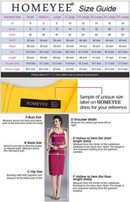 img 1 attached to HOMEYEE Women's Retro Colorblock Career Dresses - Stylish Clothing for Women