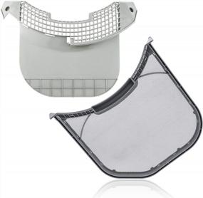 img 4 attached to High-Quality Beaquicy Replacement Dryer Lint Filter And Cover Housing Set For Kenmore And LG Dryers (ADQ56656401 And MCK49049101 Models)