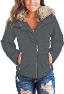 luvamia casual winter quilted pockets women's clothing via coats, jackets & vests logo