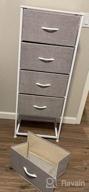 img 1 attached to Maximize Storage Space With Sorbus Fabric Dresser - Chest Of 5 Drawers, Stylish Clothing Organizer For Bedroom And Living Room With Steel Frame And Wood Handles review by Aaron Wilson
