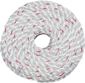 img 4 attached to 🌊 High-Quality SGT KNOTS Twisted Poly Dacron Rope - Versatile 3 Strand Line for Marine, Commercial & DIY Projects (1/2" x 100ft, White)