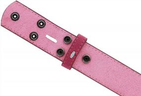 img 1 attached to Women'S Casual Jean Suede Leather Belt Strap 1-1/2" (38Mm) Wide - BS066