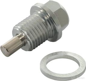 img 2 attached to 🔧 Magnetic Oil Drain Plug: Effective Sump Drain Nut & Bolt (M14XP1.5, Silver)