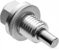 🔧 magnetic oil drain plug: effective sump drain nut & bolt (m14xp1.5, silver) logo